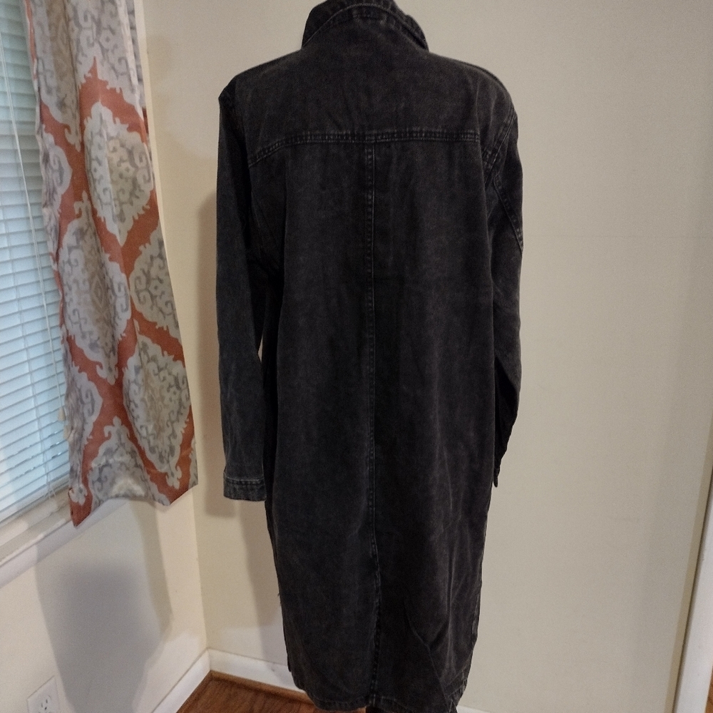 Long Oversized Jean Jacket - Picture 5 of 8